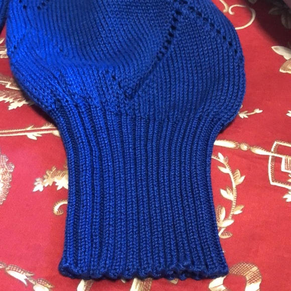 Vintage Peruvian Connection knit Cardigan Sweater 💯 Pima cotton, size Large - Picture 6 of 12